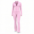 Zip Up Jacket and Flared Pants Set | BN #103